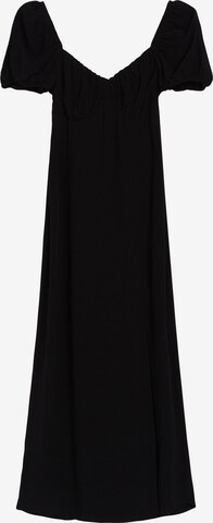 Bershka Poletna obleka | črna barva: sprednja stran