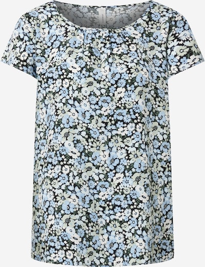 Soyaconcept Blouse 'OAKLYN 1' in Light blue / Olive / Black / White, Item view