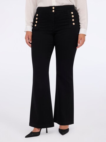 Flared Jeans di Fiorella Rubino in nero