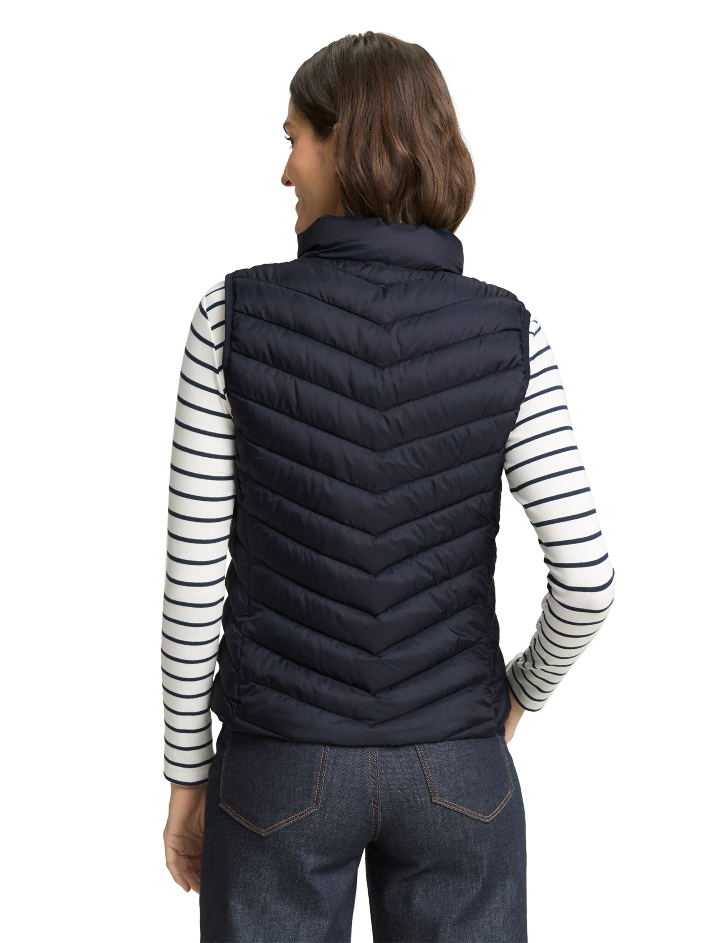 TOM TAILOR Vest in Blue