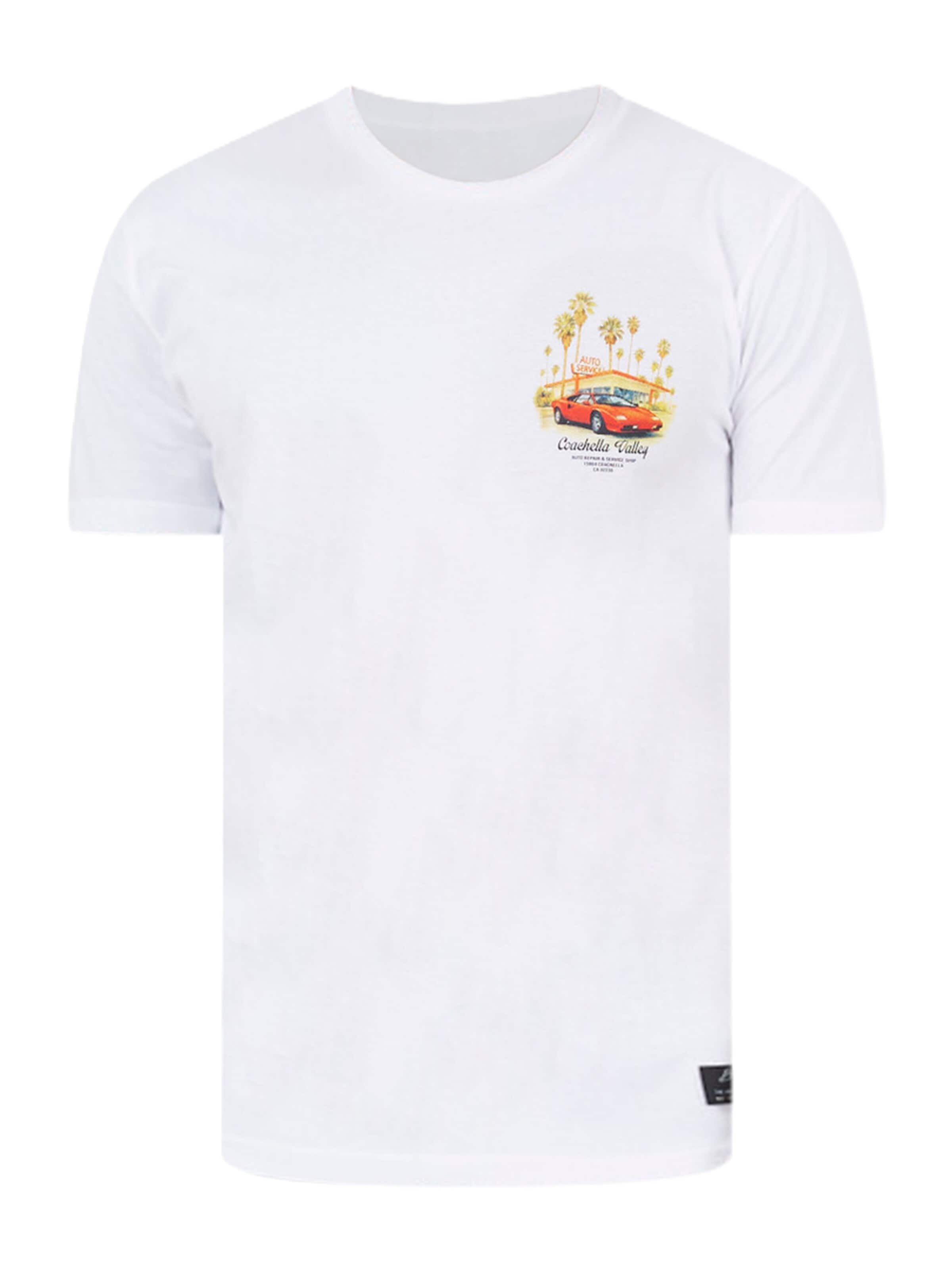 BRAVE SOUL Shirt in Wit: voorkant