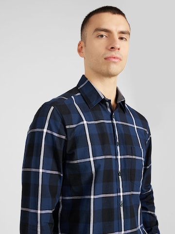 s.Oliver - Regular Fit Camisa em azul