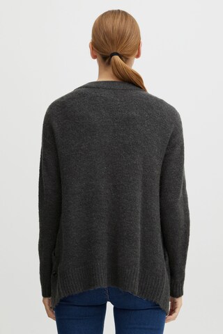 Oxmo Strickjacke in Schwarz