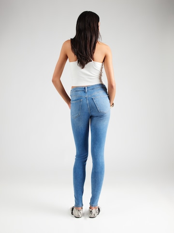 VILA Skinny Jeans 'VISarah' in Blau