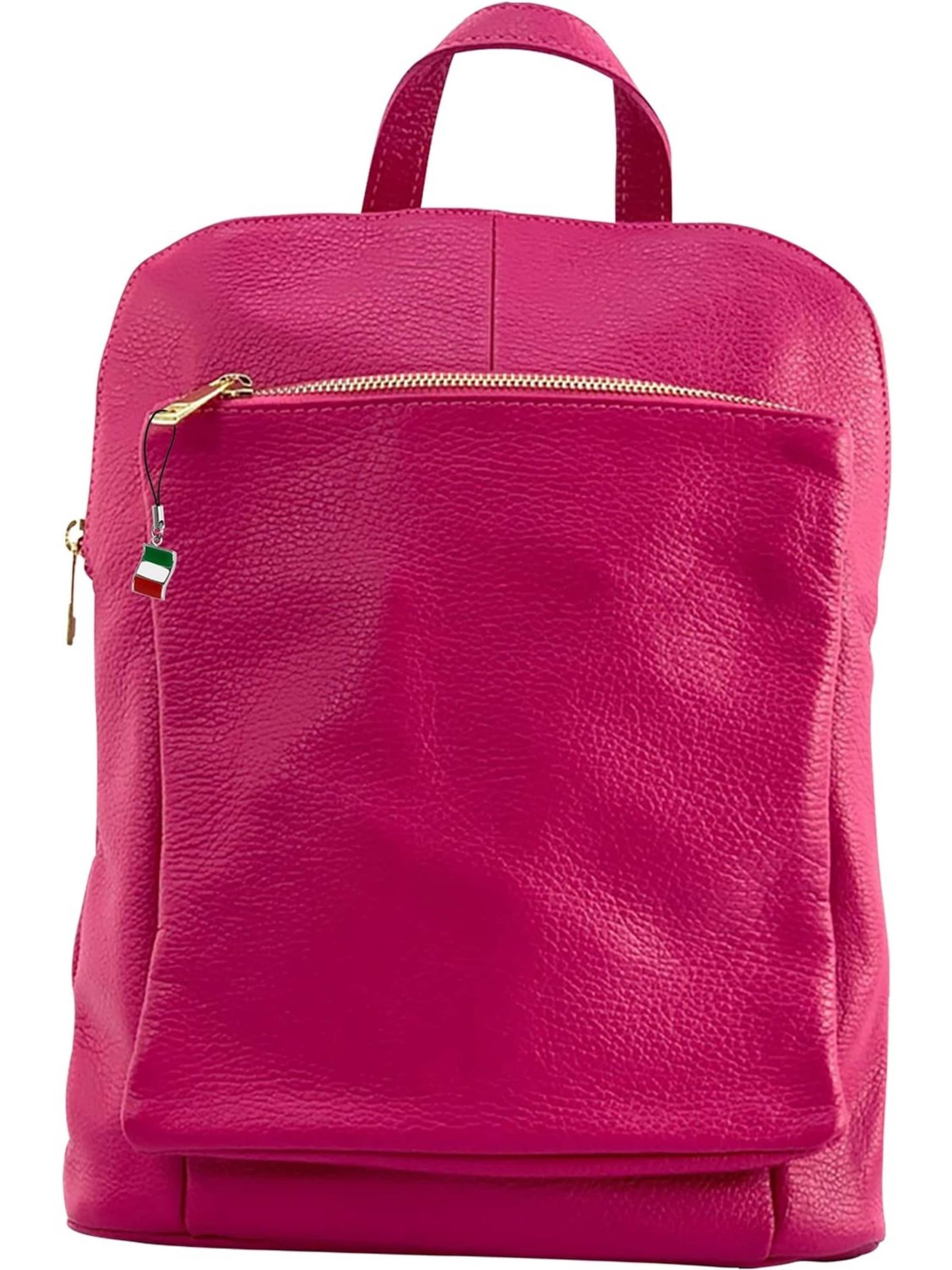 Florence Backpack in Pink: front