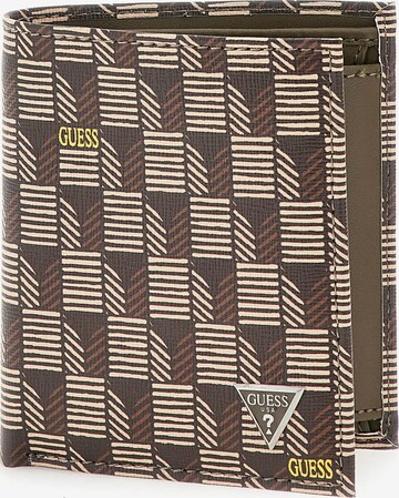 GUESS Wallet 'Mito' in Brown: front