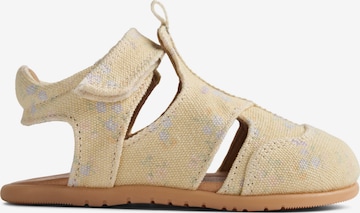 Sandales 'Nolan' WHEAT en jaune : devant