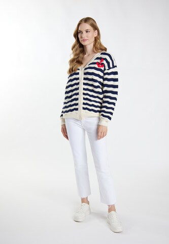 DreiMaster Maritim Knit cardigan in Blue