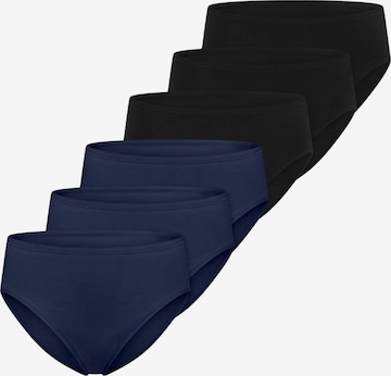 SCHIESSER Slip 'Essentials Cotton' in Blau: Vorderseite