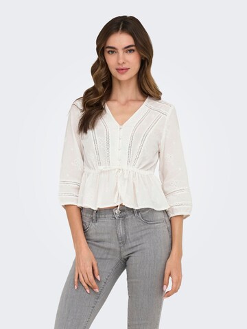 ONLY Bluse in Weiß: Vorderseite