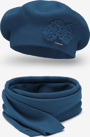 Bonnet '7006 Set' Vivisence en bleu : devant