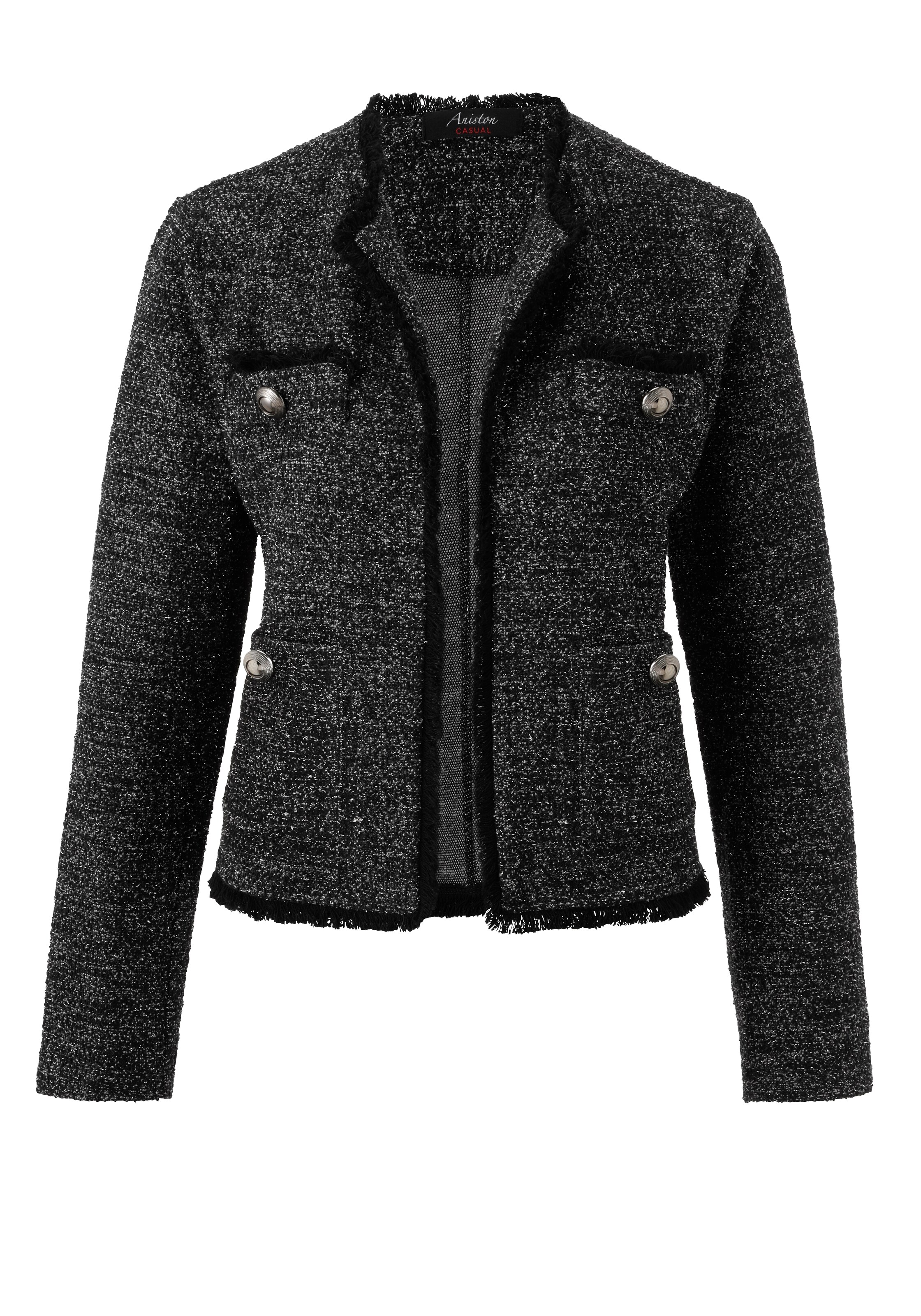 Aniston CASUAL Blazer in Black: front