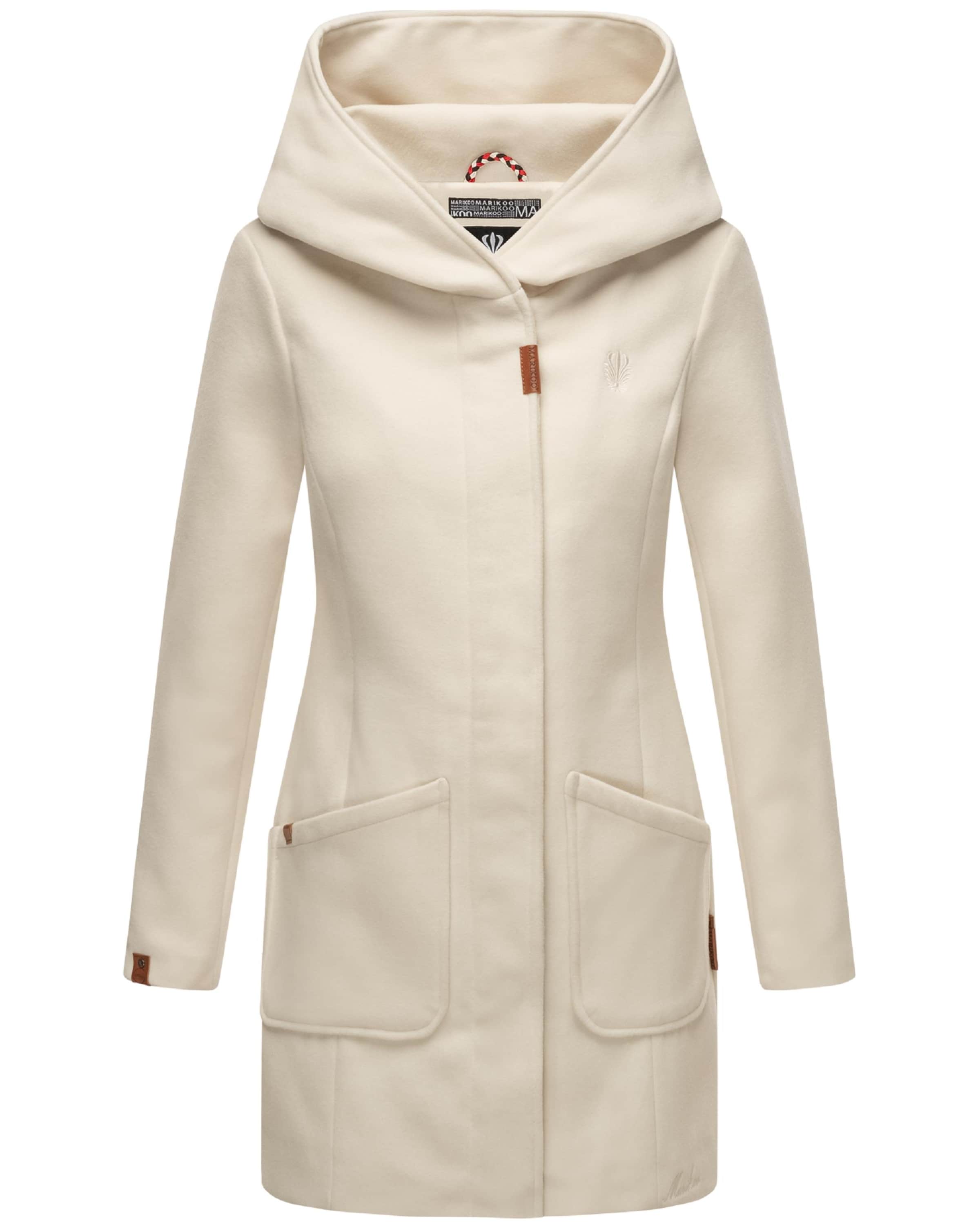 MARIKOO Prechodný kabát 'Maikoo' - Biela: predná strana