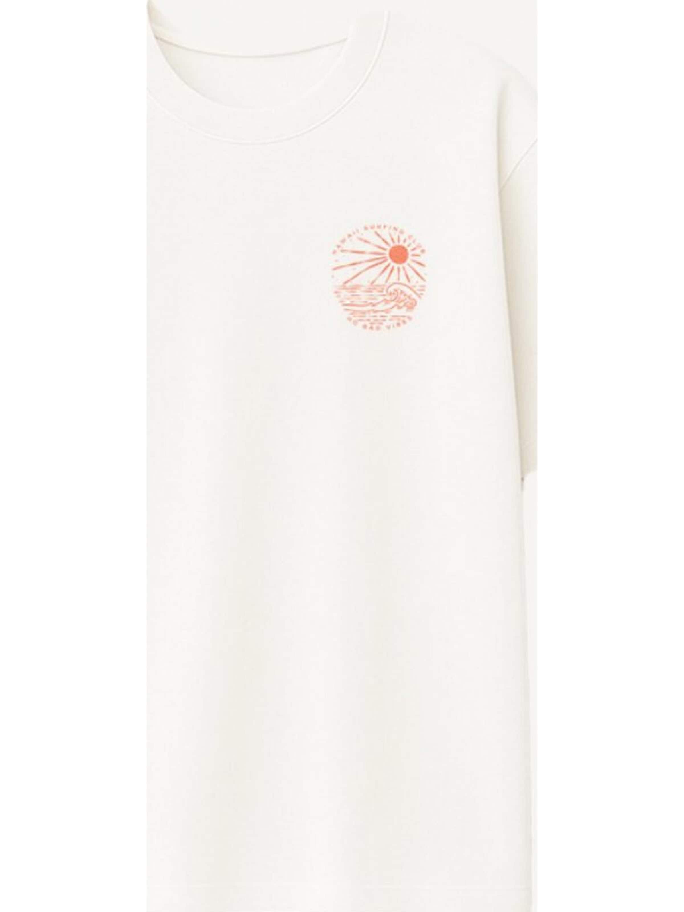 Maglietta 'LTB Jeans Herren-T-Shirt mit minimalistischem Print und lockerer Passform' di LTB Jeans in bianco