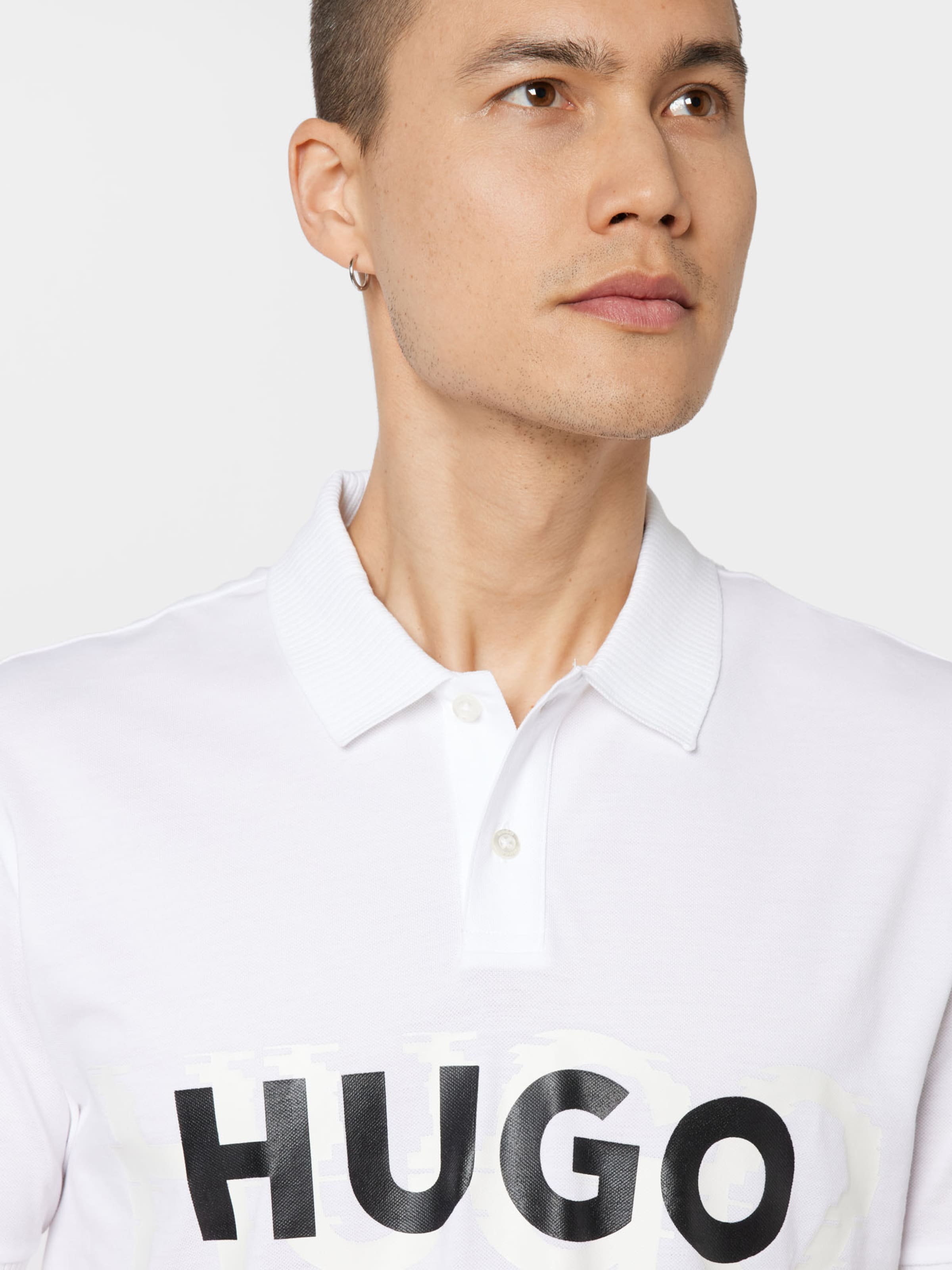 Männer Shirts HUGO Shirt 'Dristofano' in Weiß - KK26569 Männer Shirts HUGO Shirt 'Dristofano' in Weiß - KK26569