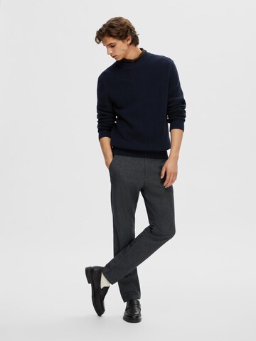 regular Pantaloni chino 'Miles' di SELECTED HOMME in nero