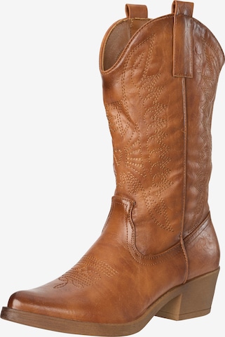 Elara Comwboystøvler i brun: forside