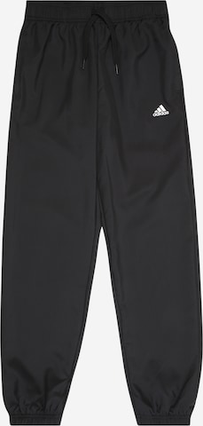 ADIDAS SPORTSWEAR Tapered Sports trousers in Black: front