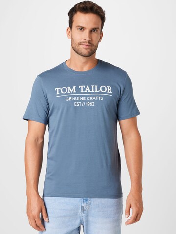 TOM TAILOR Regular fit Póló - kék: elől