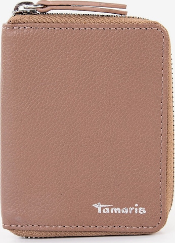 TAMARIS Wallet 'Amanda' in Brown: front