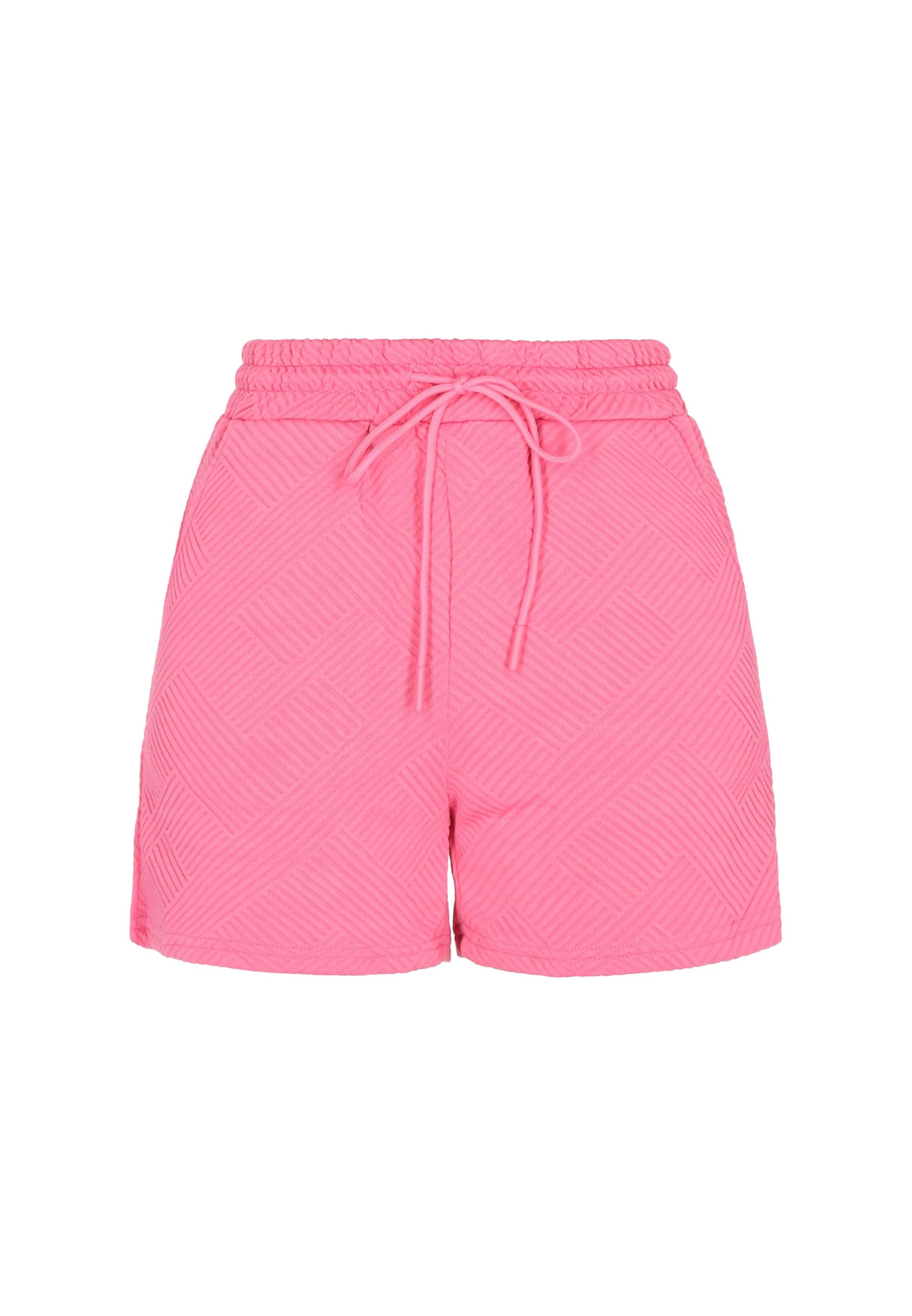 MIMO Loosefit Broek in Roze: voorkant