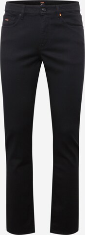 BOSS - Slimfit Vaquero 'Delaware' en negro: frente