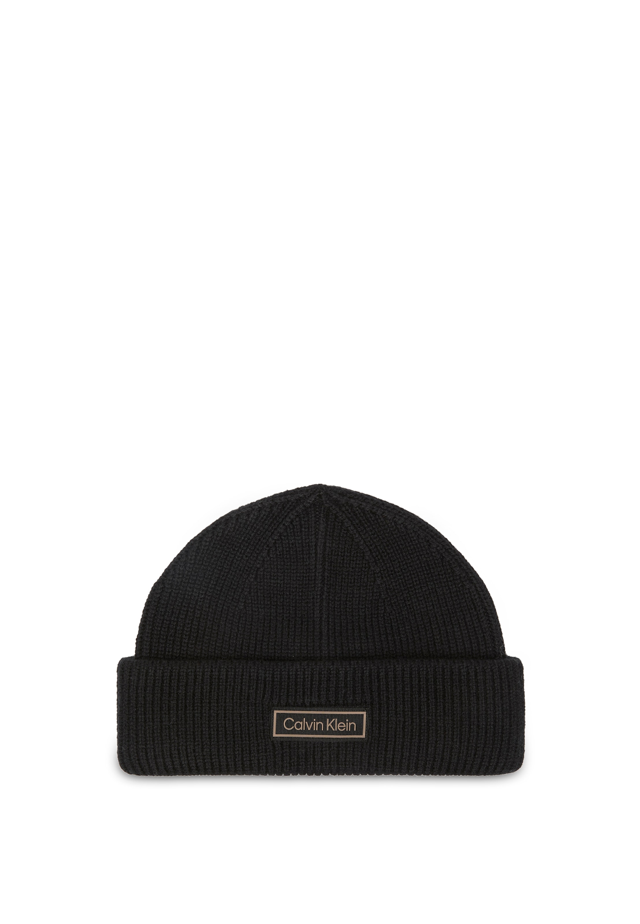 Căciulă de la Calvin Klein pe negru: față