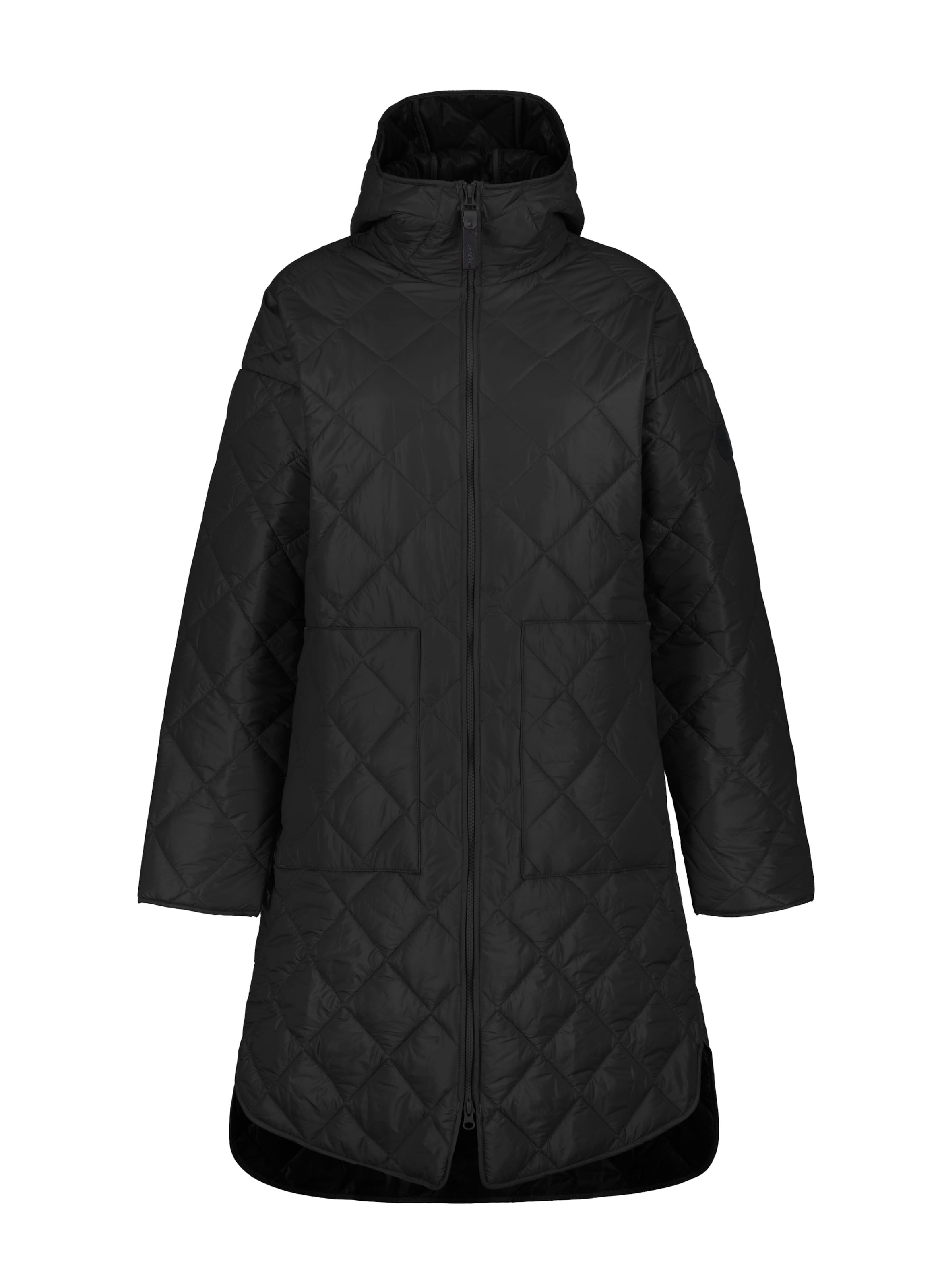 ICEPEAK Raincoat 'Aalea' in Black: front