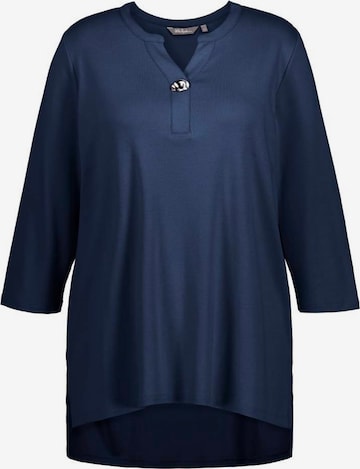 Ulla Popken Shirt in Blauw: voorkant