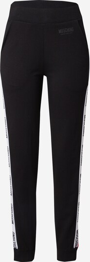 Moschino Underwear Pantalon de pyjama en noir / blanc, Vue avec produit
