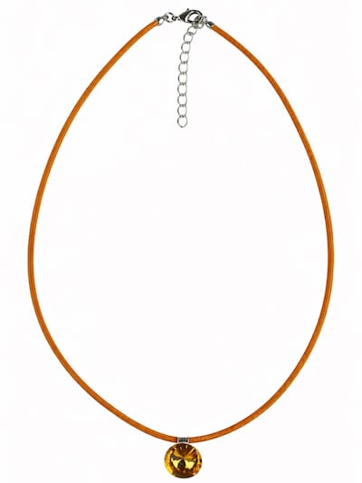 COLLEZIONE ALESSANDRO Necklace 'Frankfurt' in Onesize in Orange red, Item view