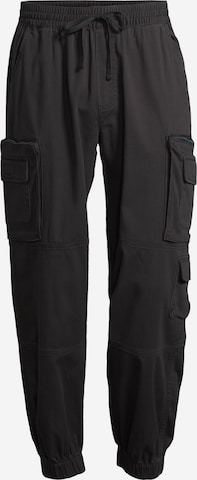 AÉROPOSTALE - Pantalón cargo en negro: frente
