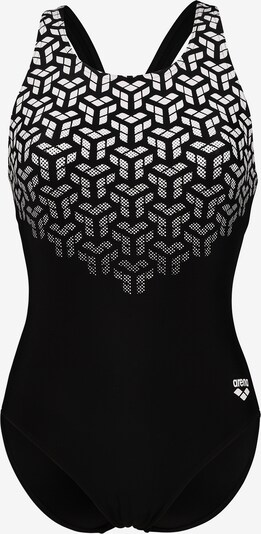 ARENA Maillot de bain sport 'Kikko' en noir / blanc, Vue avec produit