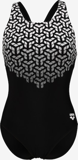 ARENA Maillot de bain sport 'Kikko' en noir / blanc, Vue avec produit