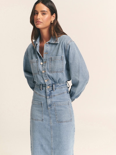St MRLO Vestido en azul, Vista del producto