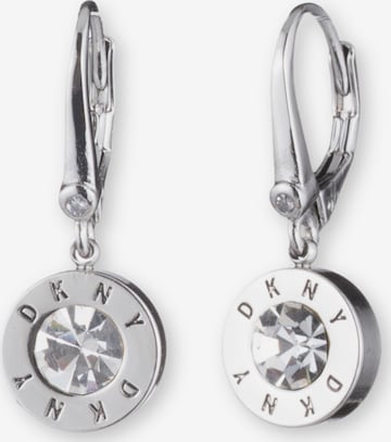 Boucles d'oreilles DKNY en argent : devant