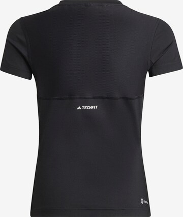 ADIDAS SPORTSWEAR Toiminnallinen paita 'Techfit Aeroready Icons' värissä musta