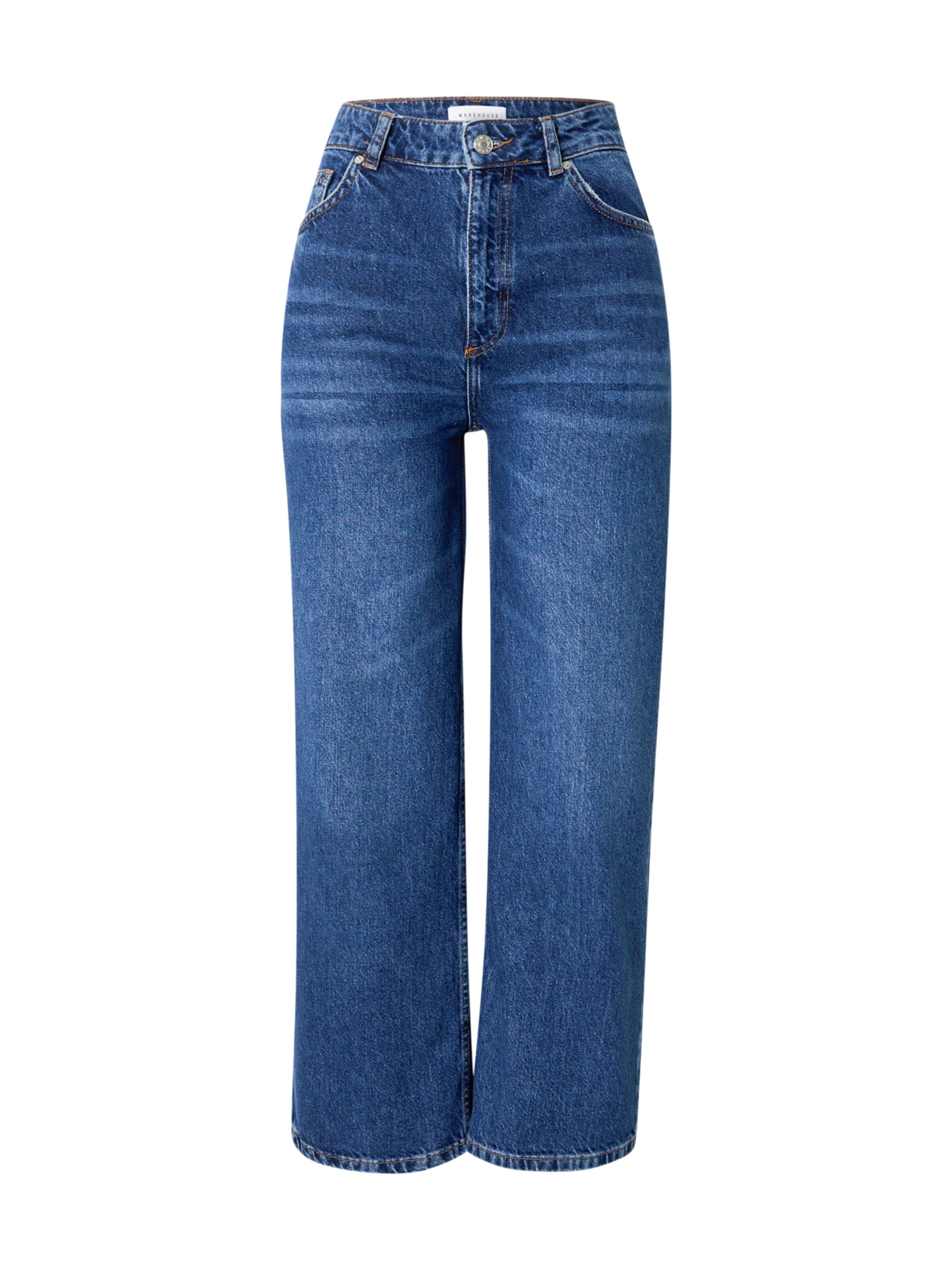 Warehouse Wide leg Jeans in Blue: front