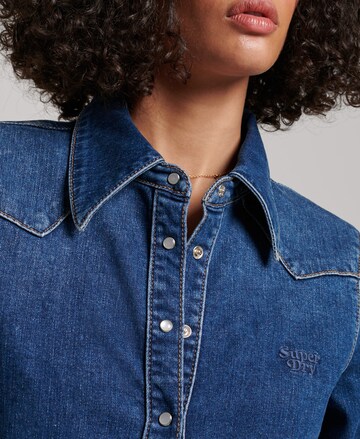 Superdry Blouse in Blauw