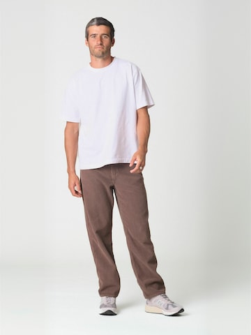Regular Pantalon ' BASTIAN ' Klitmøller Collective en beige : devant