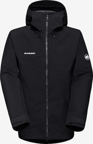 MAMMUT Outdoorjacke ‘Crater IV’ in Schwarz: Vorderseite