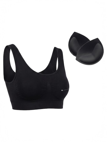 Bustier Soutien-gorge de sport 'SORYA – Sport-BH' fashionshowcase en noir