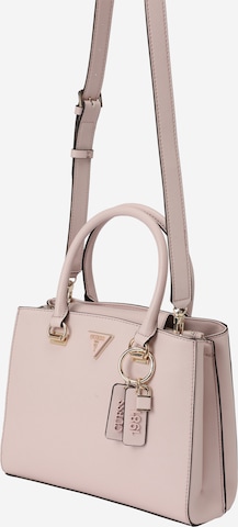 GUESS Дамска чанта 'Noelle' в розово: отпред