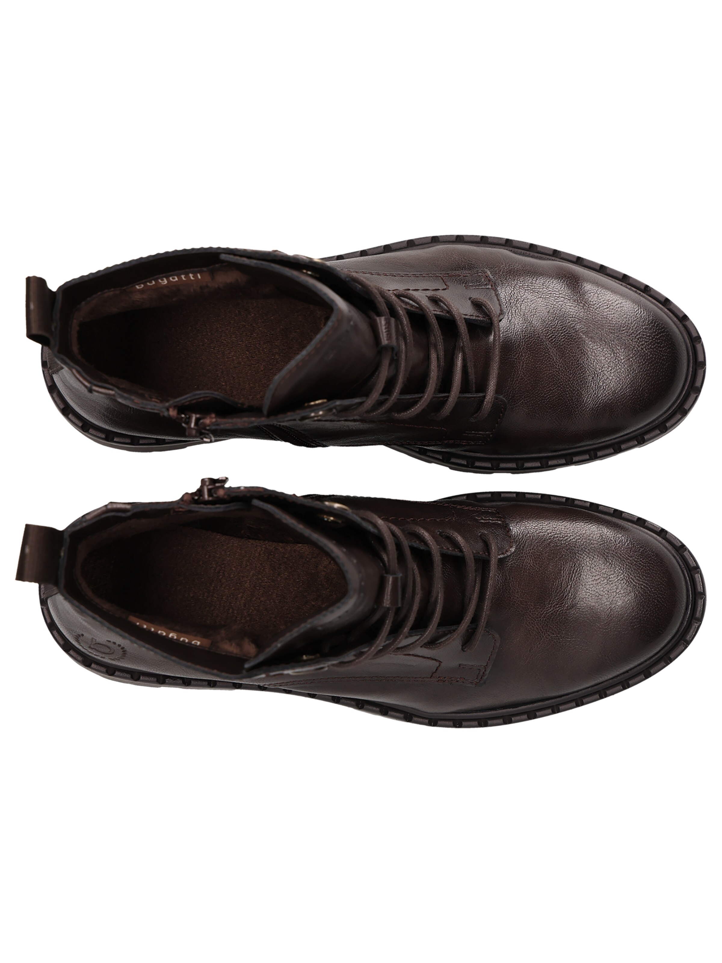 bugatti Lace-Up Ankle Boots in Brown