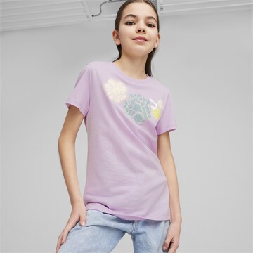 T-Shirt PUMA en violet : devant