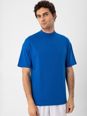 T-Shirt Antioch en bleu : devant