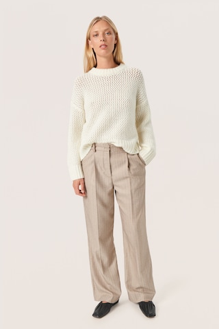 SOAKED IN LUXURY Pullover 'Paradis' in Beige