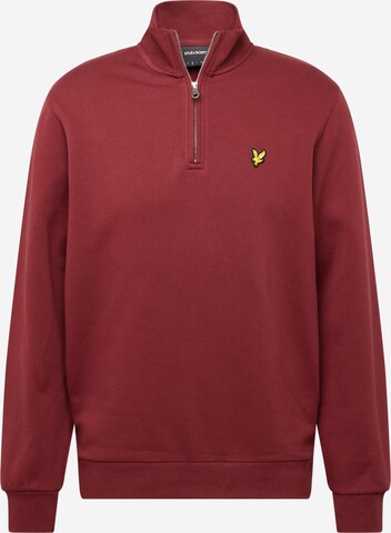 Sweat-shirt Lyle & Scott en rouge : devant