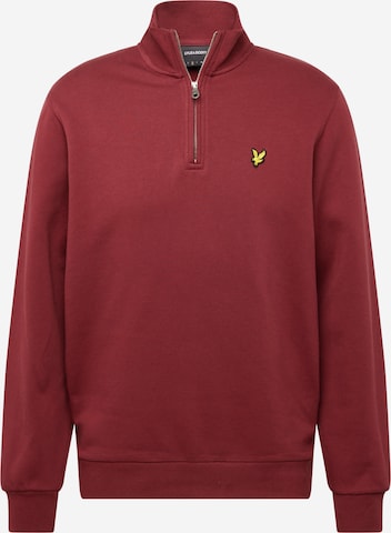 Sweat-shirt Lyle & Scott en rouge : devant