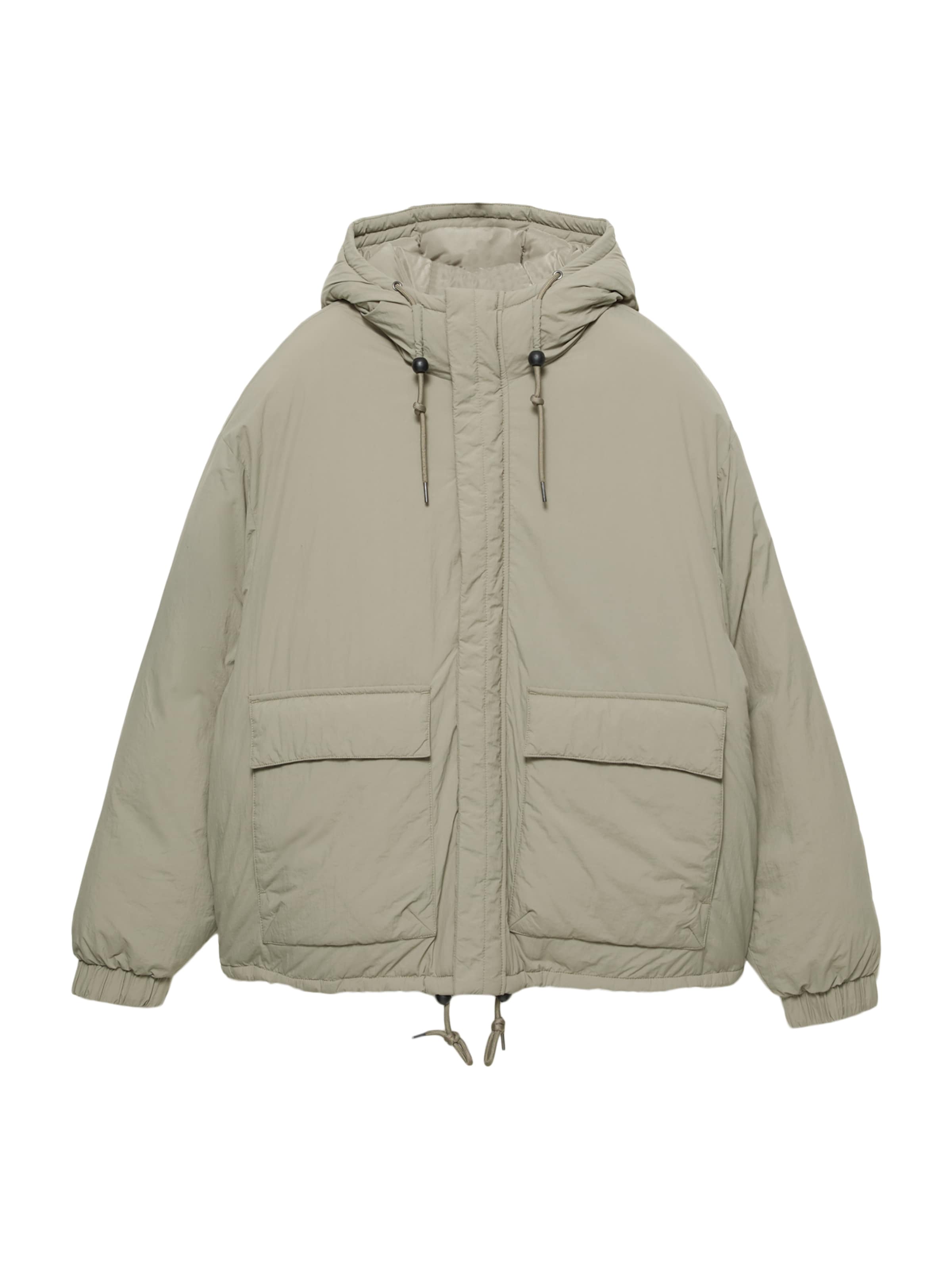 Pull&Bear Vinterjacka i grön: framsida